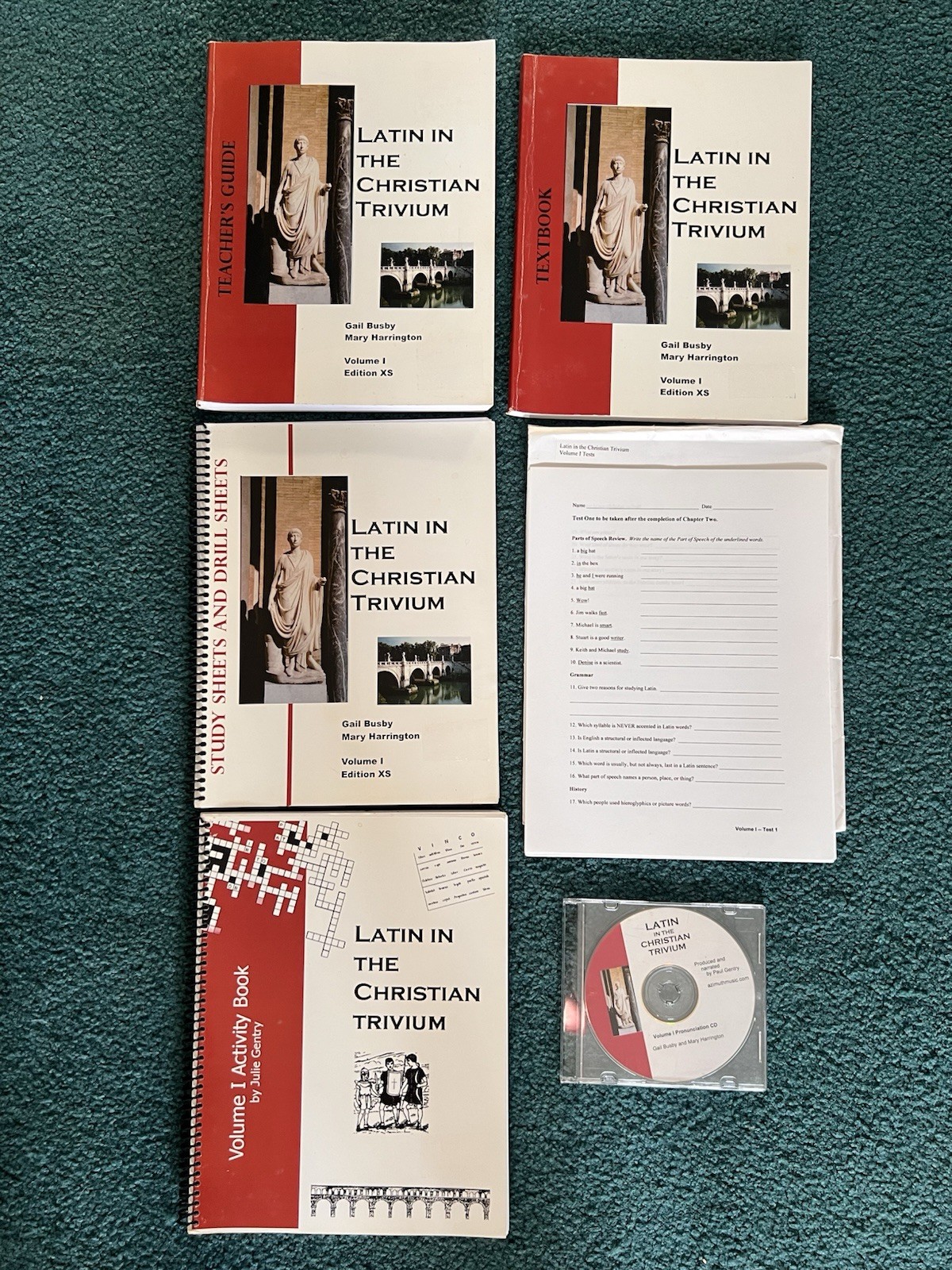 Latin In The Christian Trivium Volume 1 (Edition XS) Complete Set (unused)