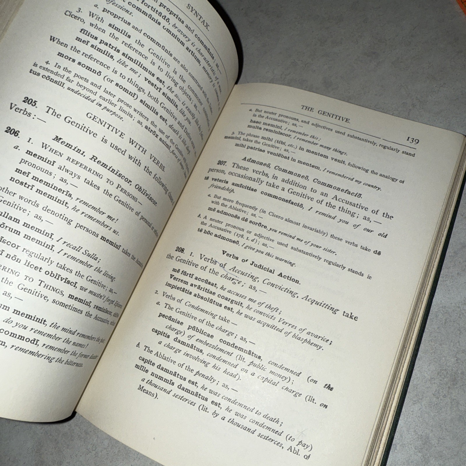 NEW LATIN GRAMMAR: C E Bennett, Cornell University PRISTINE 1918 TEXT 1959 HC