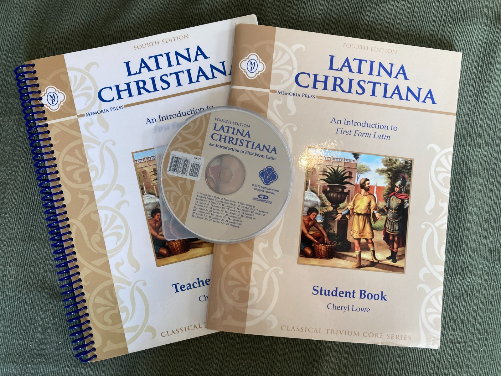 Latina Christiana Student Book, CD & Teacher Manual Cheryl Lowe Latin