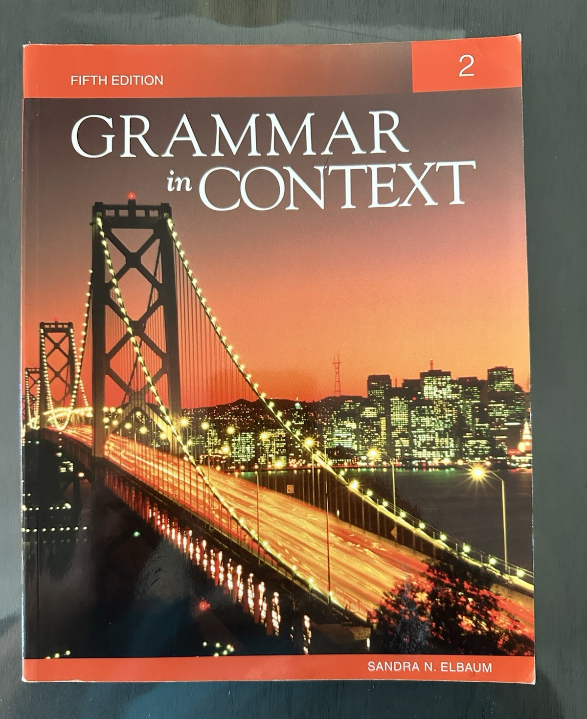 Grammar in Context 2 5th Ed by Sandra N. Elbaum Paperback 2009 Level 2