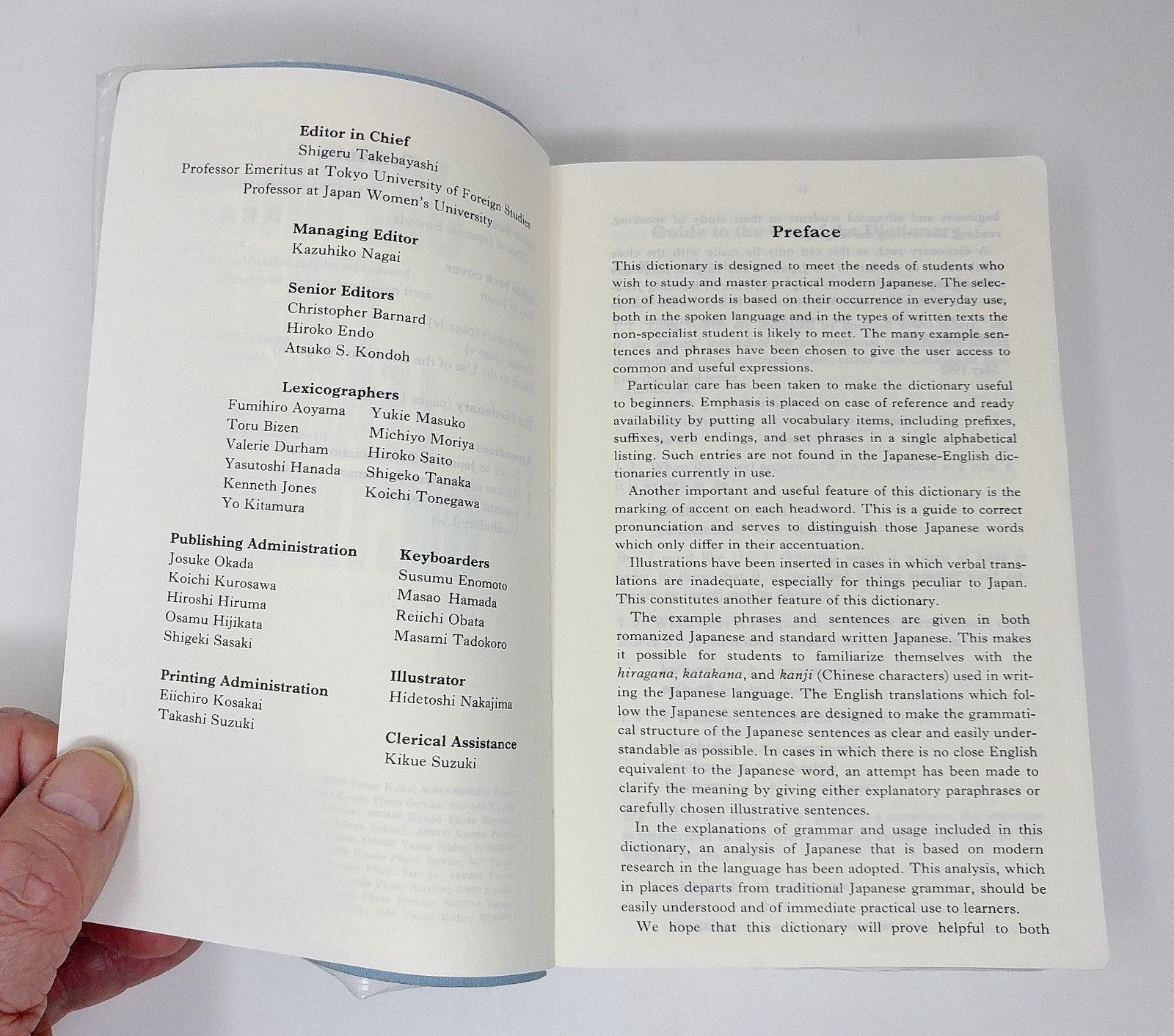 Kenkyusha Japanese-English Learner’s Dictionary Shigeru Takebayashi 1992 Flex