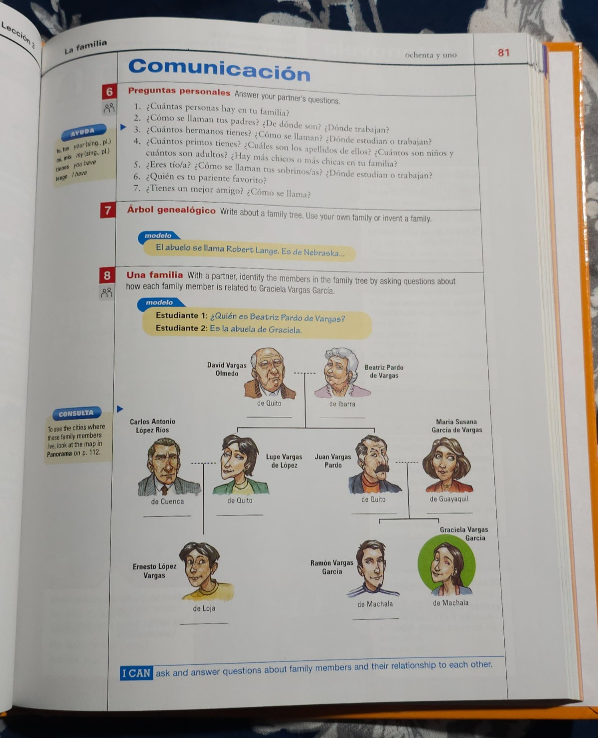 Senderos 1 Spanish for a Connected World BOOK ONLY Hardcover Homeschool Language