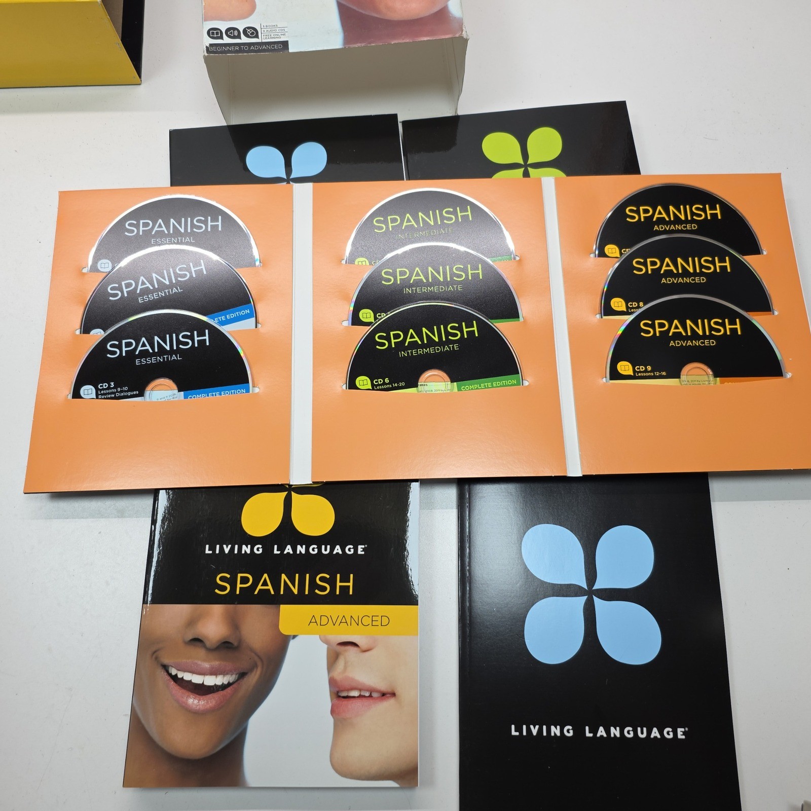 Living Language Spanish Complete Edition Beginner-Advanced 3 Books 9 CDs 2011
