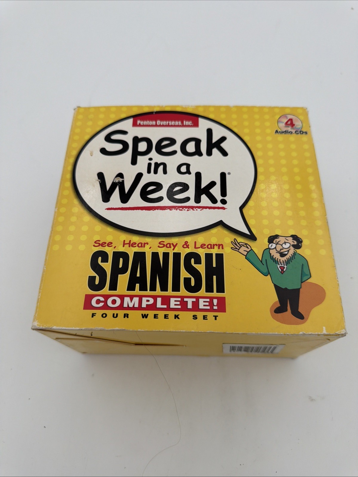 SPEAK ITALIAN IN A WEEK Complete 4 Book Set w/ Audio CD’s, See Hear Say & Learn