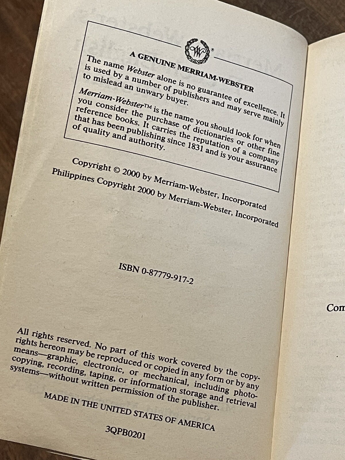 Merriam-Webster’s French-English Dictionary by Merriam-Webster (2000, Trade…