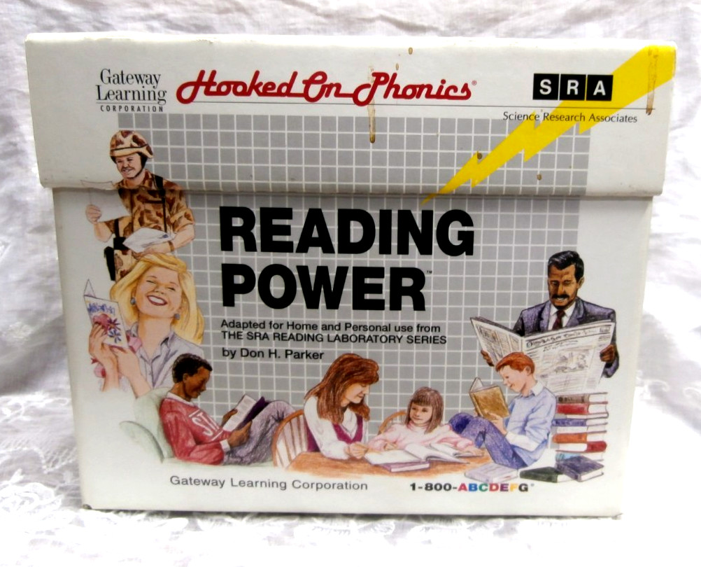SRA HOOKED ON PHONICS READING POWER Cassette VHS ~ Don H. Parker ~ 1992 copy.