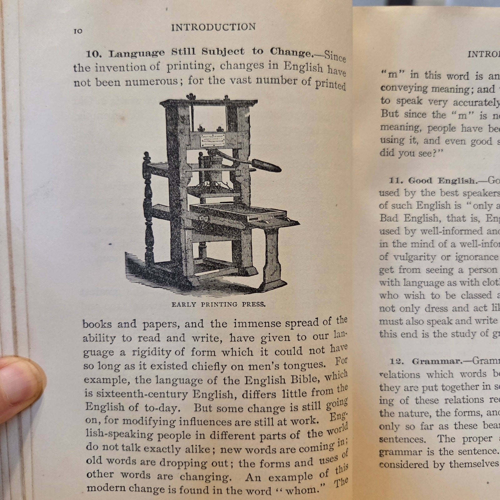 Newson’s Modern English Grammar Book Two With Composition Buehler Hardcover 1906