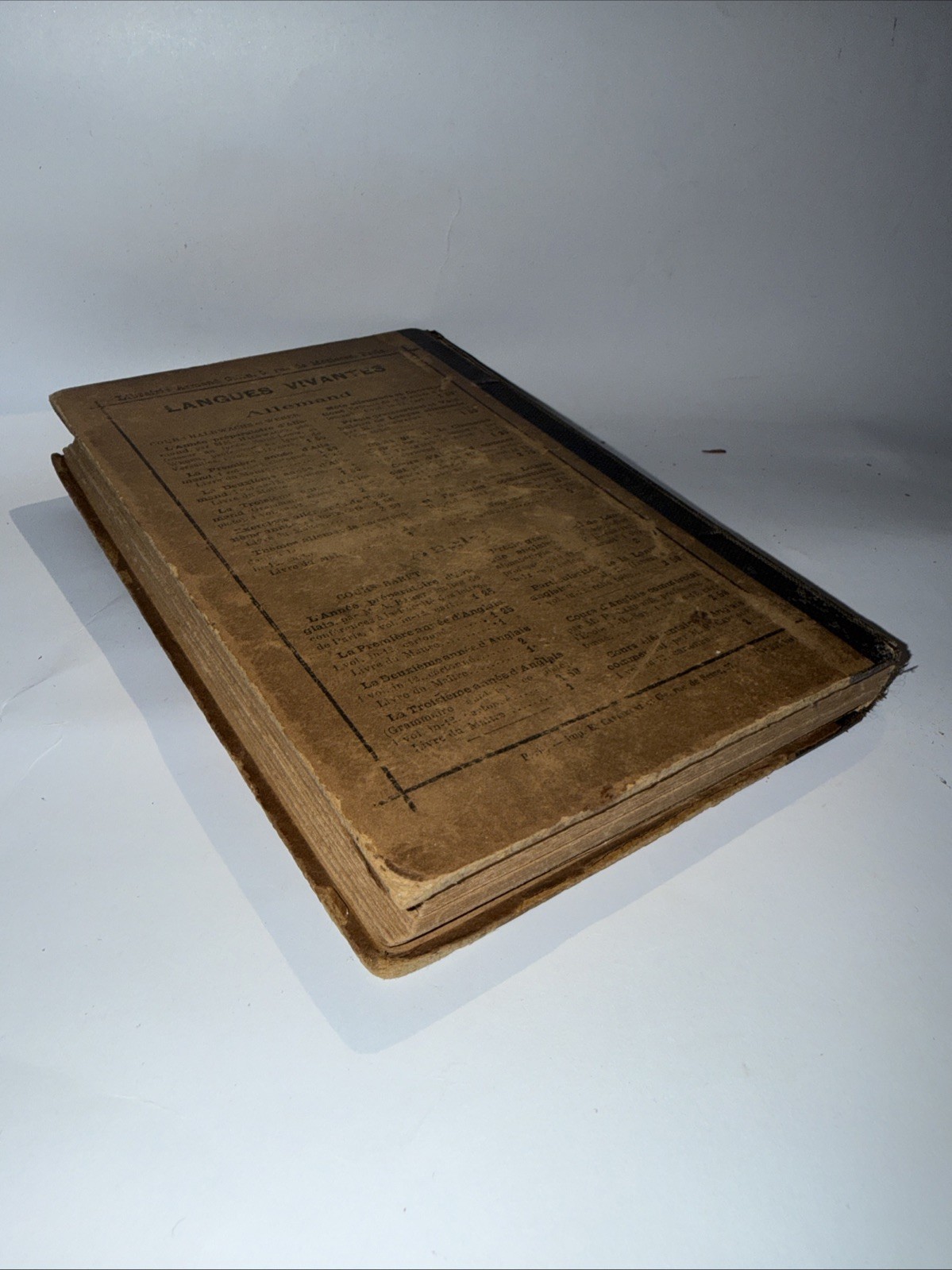 Cours D’Anlais Commercial By P. Carroue Published In Paris HC 1904