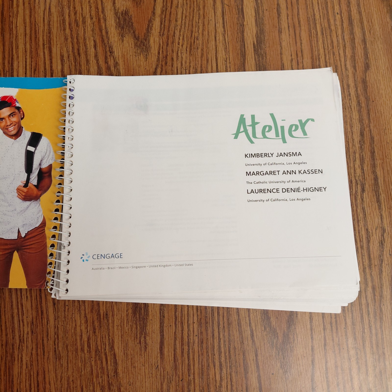 Atelier, Student Edition, Spiral – Spiral-bound, by Jansma Kim; Kassen – Good