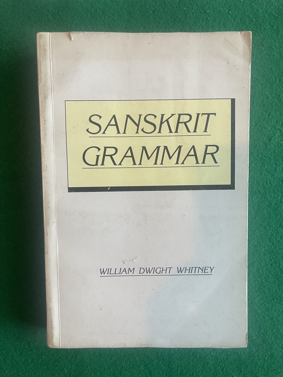 Sanskrit Grammar William Dwight Whitney Language Education