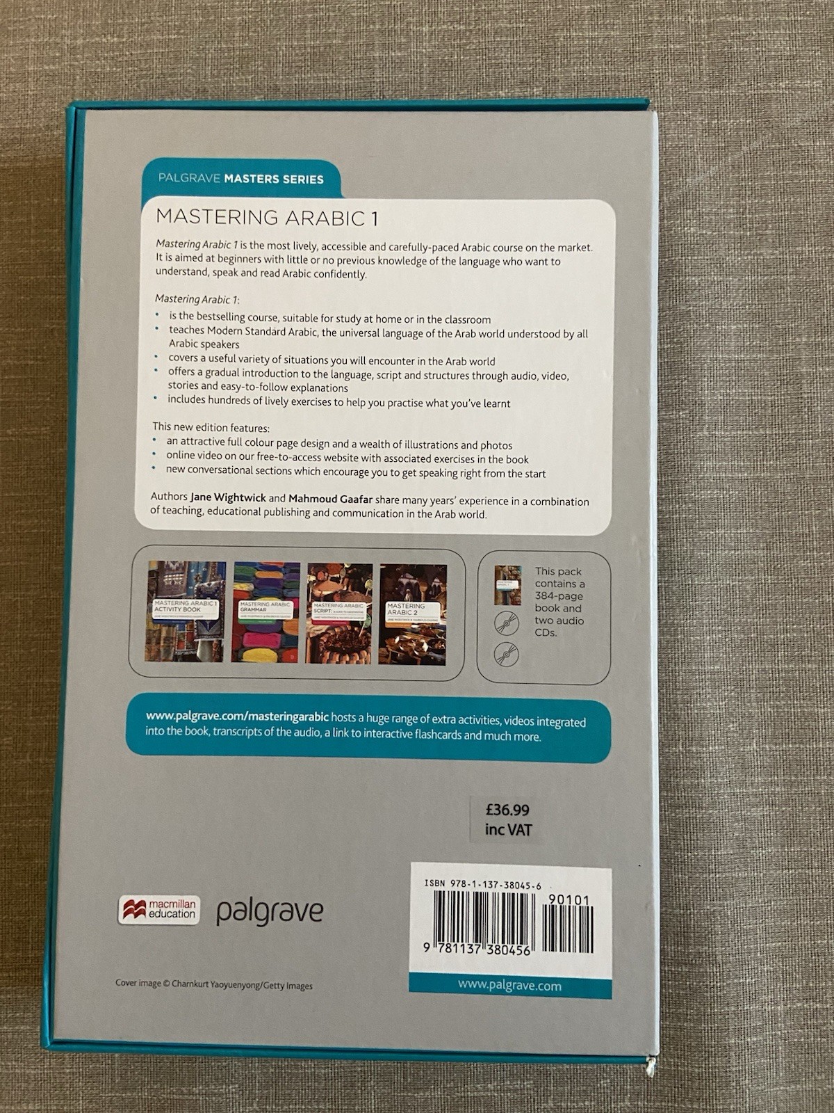 Mastering Arabic Book And CD Pack By Jane Wightman And Mahmoud Gaafar Used
