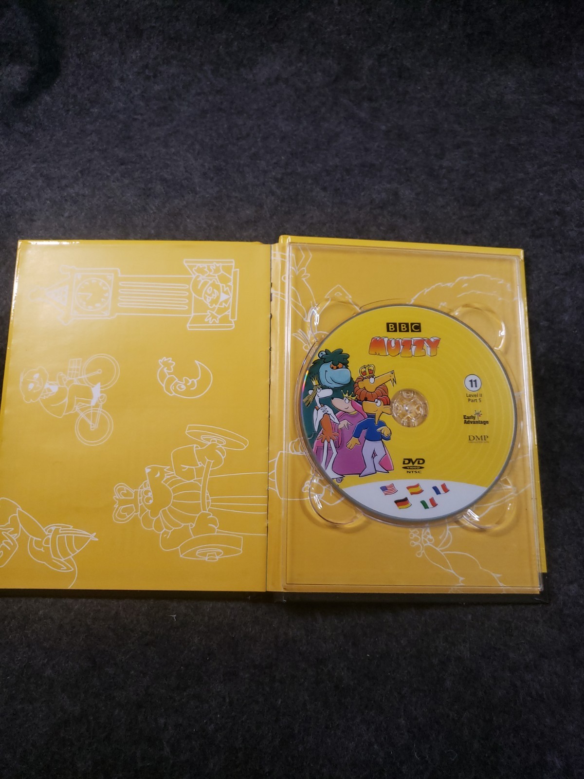 Muzzy BBC Multilingual Language Course Children DVD Book 11 Level 2 Pt 5 (C6B4)