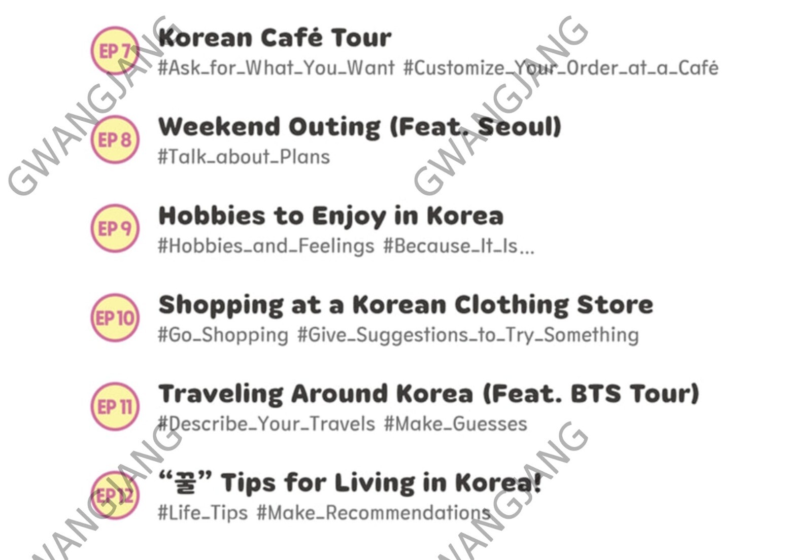 EASY KOREAN with BTS for Basic Learners Global Edition Photo Art Study K POP