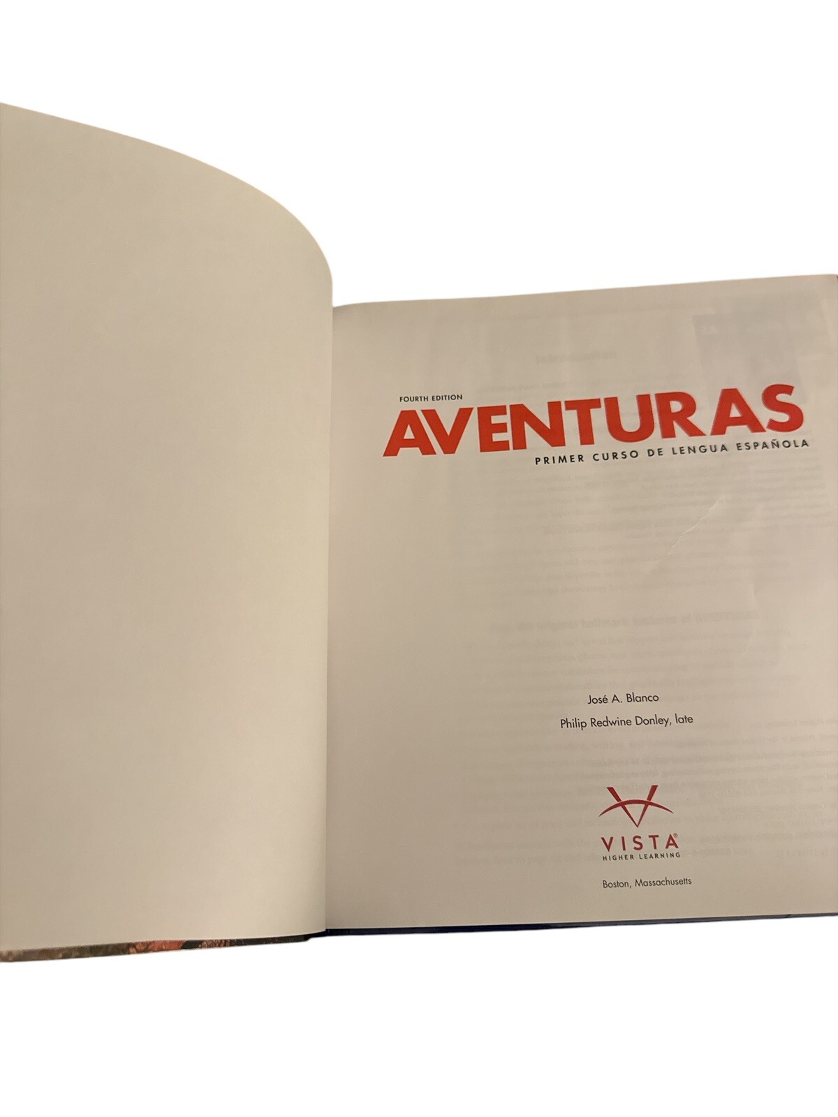 Aventuras 4e Instructor’s Annotated Ed 9781618570550 – NEW – Includes ANSWERS