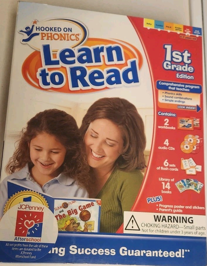 HOOKED ON PHONICS LEARN TO READ FIRST GRADE EDITION COMPREHENSIVE PROGRAM 6-7