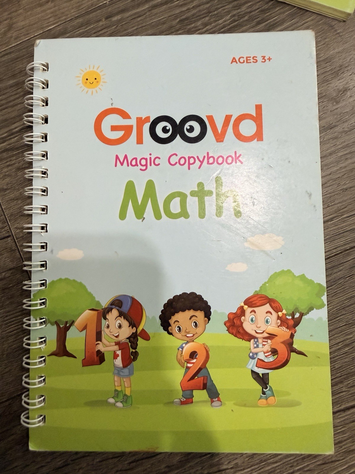 Grooved Magic Practice Copybook Set for Preschoolers and Kids