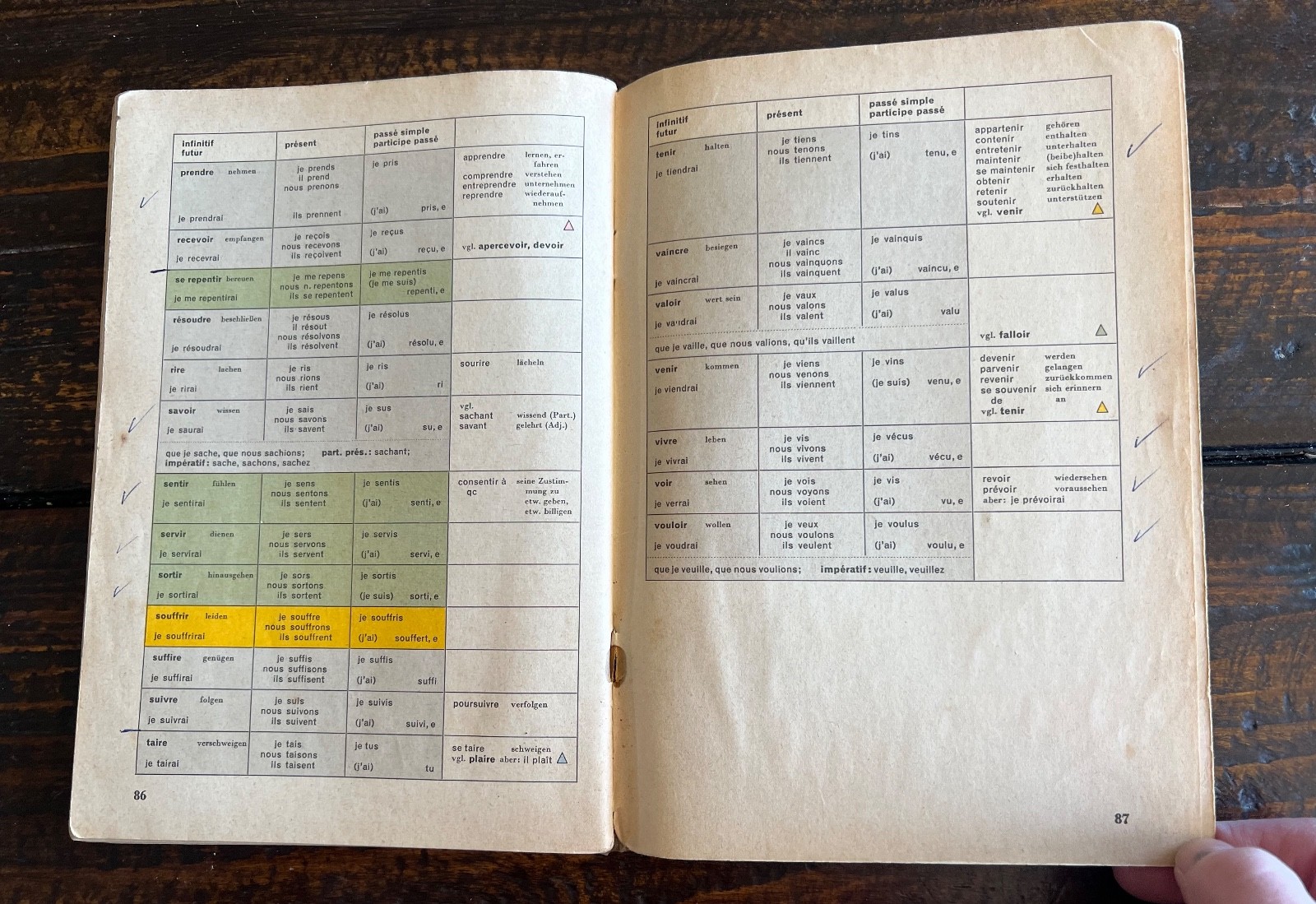 French Study Student Études Française / Salut Lectures German – French workbook
