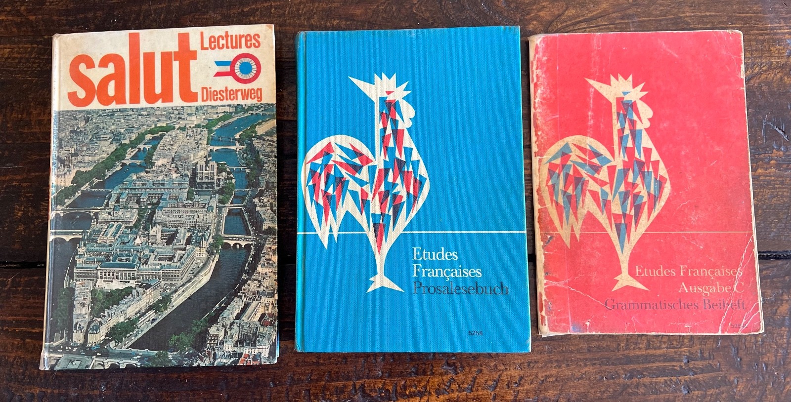 French Study Student Études Française / Salut Lectures German – French workbook