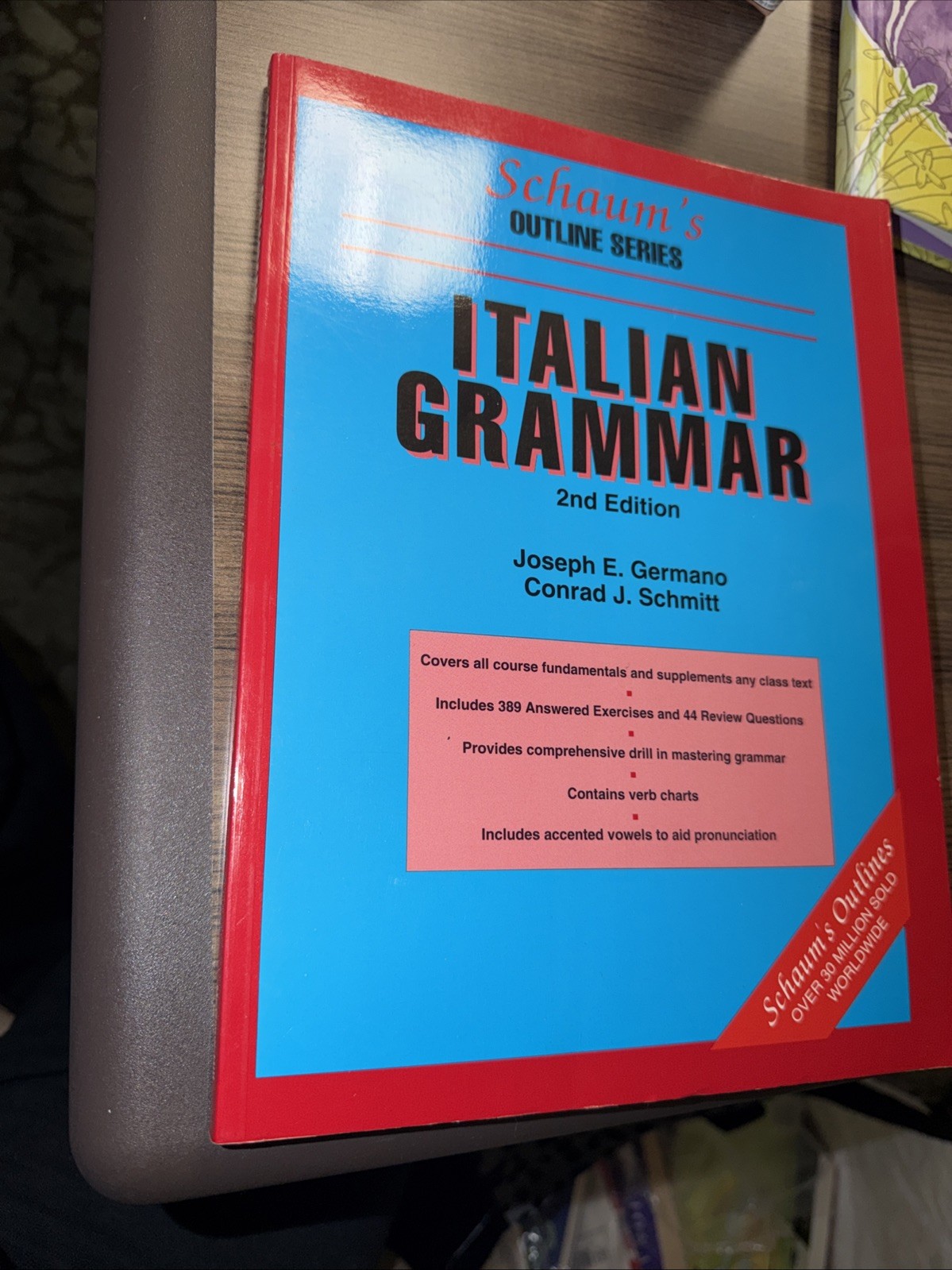 Schaum’s Outline Ser.: Schaum’s Outline of Italian Grammar by Joseph Germano…