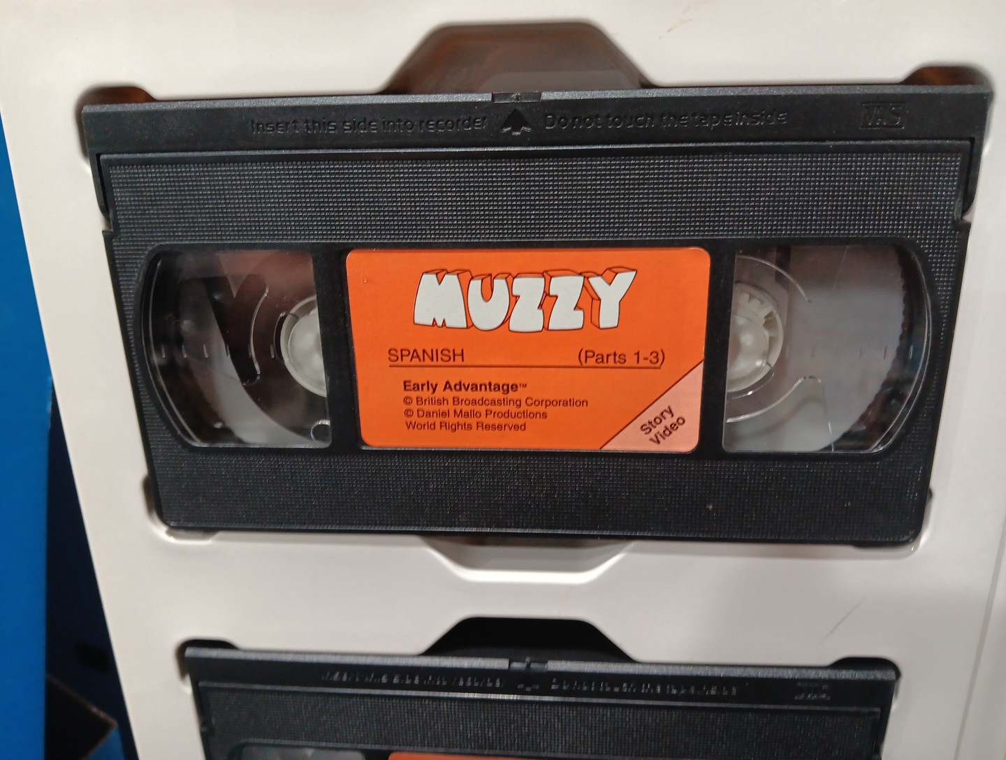 MUZZY BBC Language Course for Children VHS Set Learn Spanish COMPLETE SET