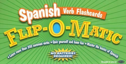 Kaplan Spanish Verb Flashcards Flip-O-Matic by Kaplan