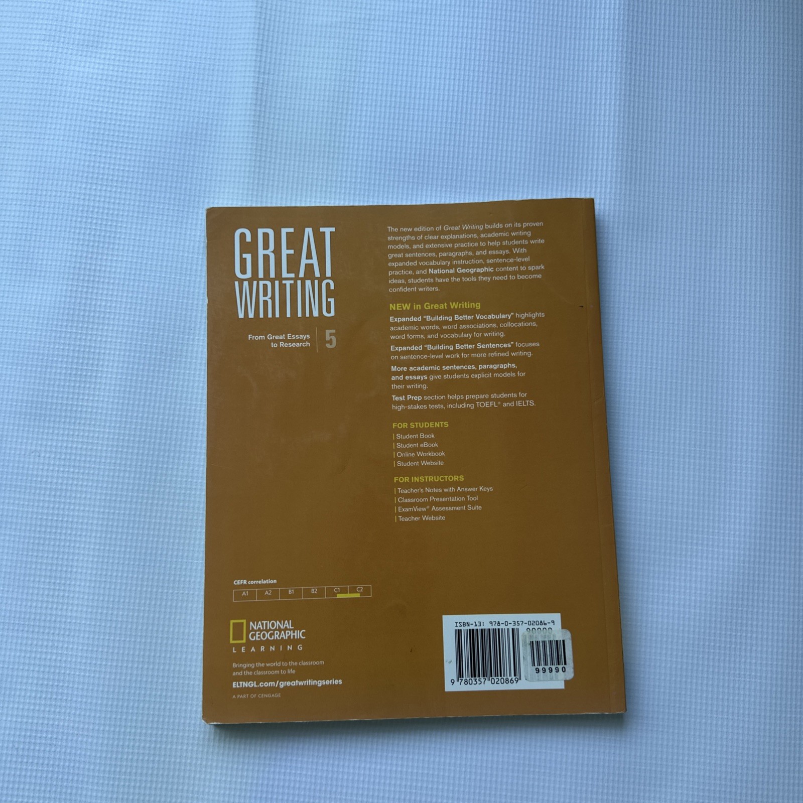 Great Writing, Fifth Edition: Student’s Book by Keith Folse and Tison Pugh