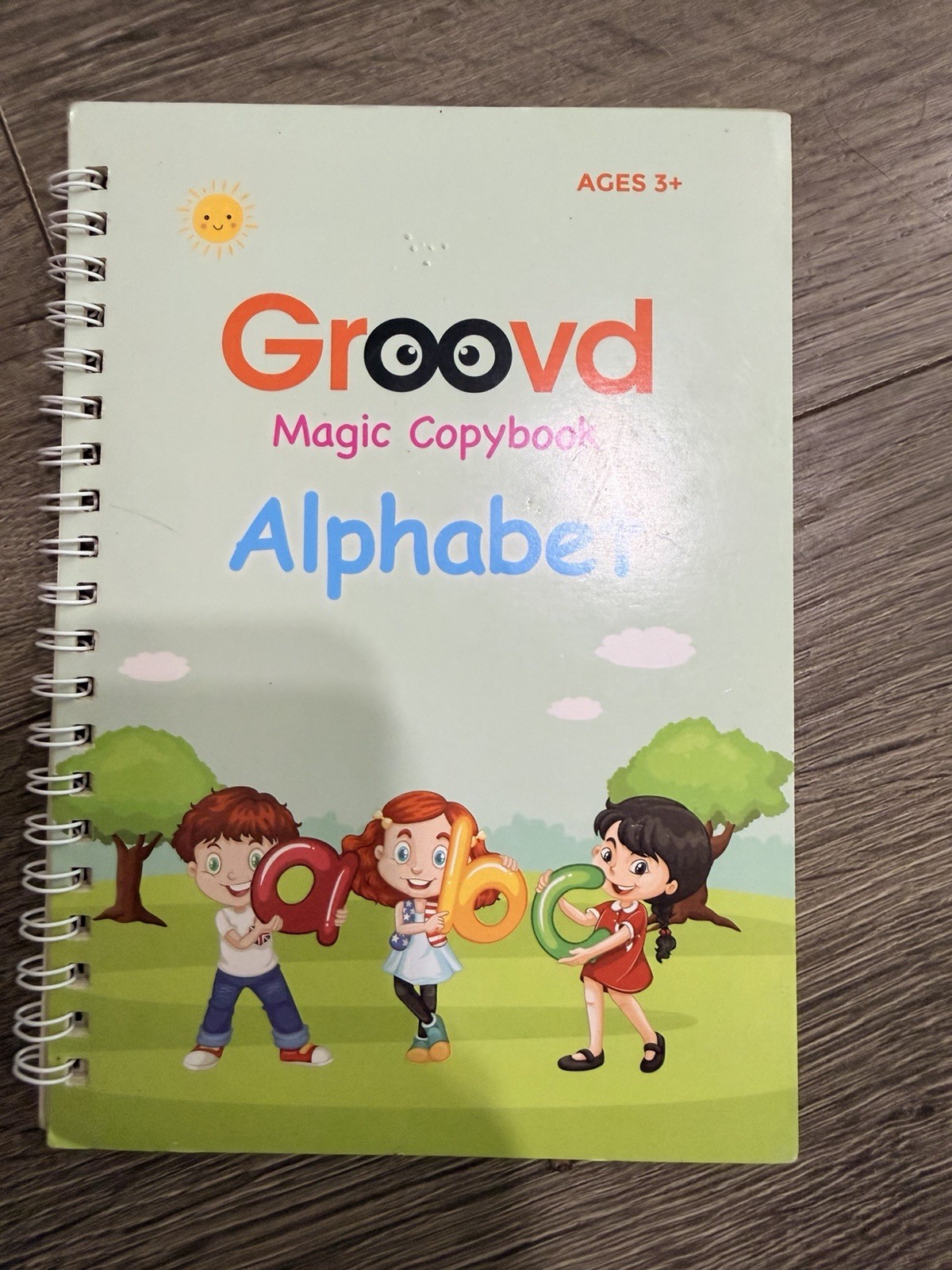 Grooved Magic Practice Copybook Set for Preschoolers and Kids