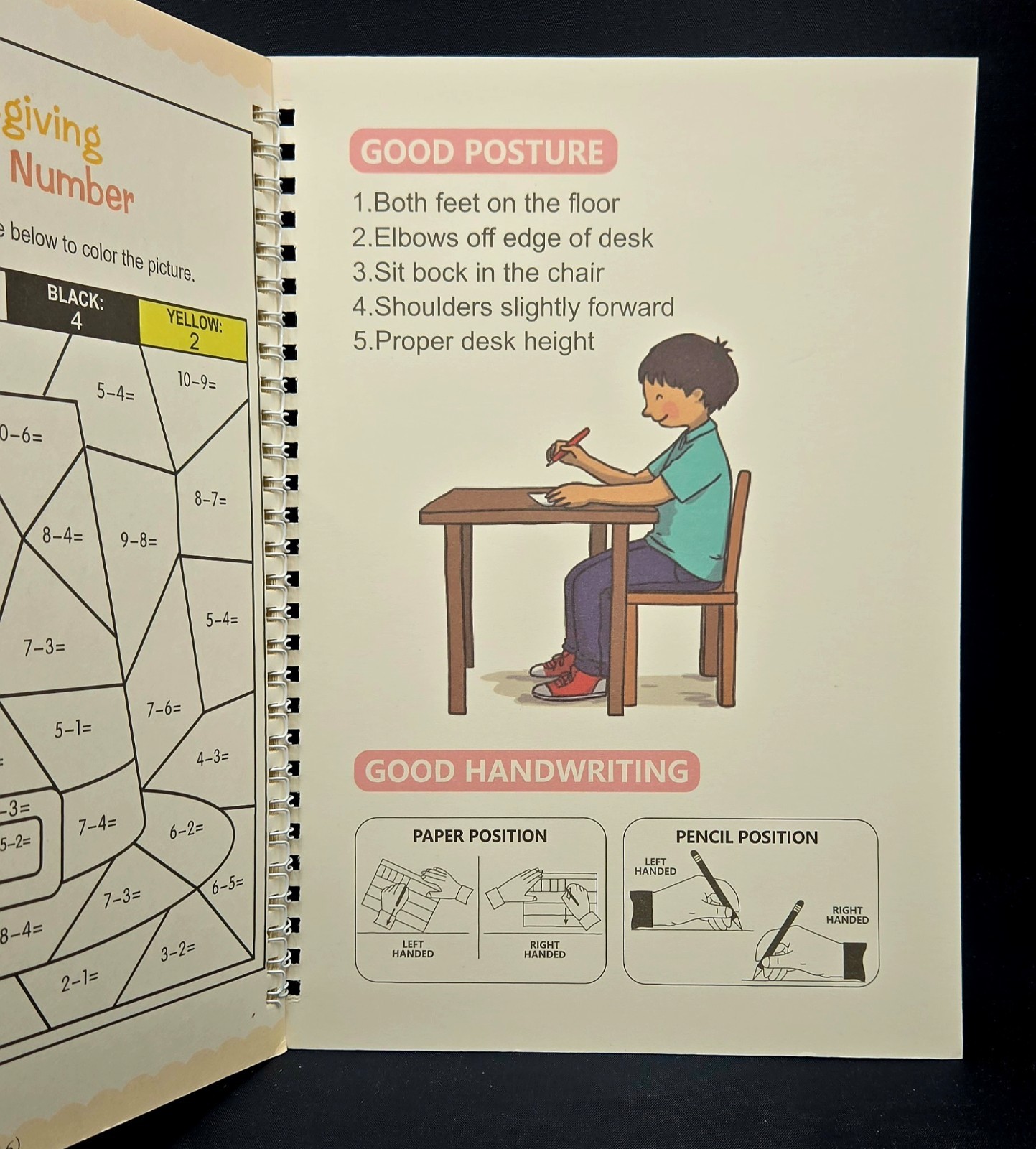 4pc Magic Grooved Practice Copybook, Reusable Grooved Writing Books, Handwriting
