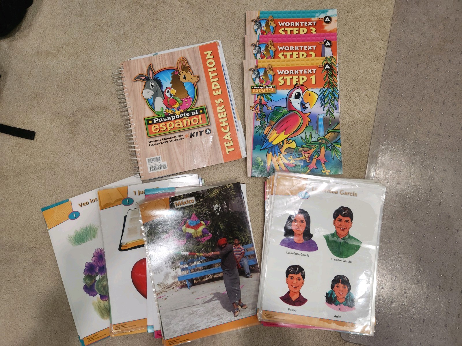 BJU Press Pasaporte al Español KIT A – Like New Spanish Program Elementary Kids