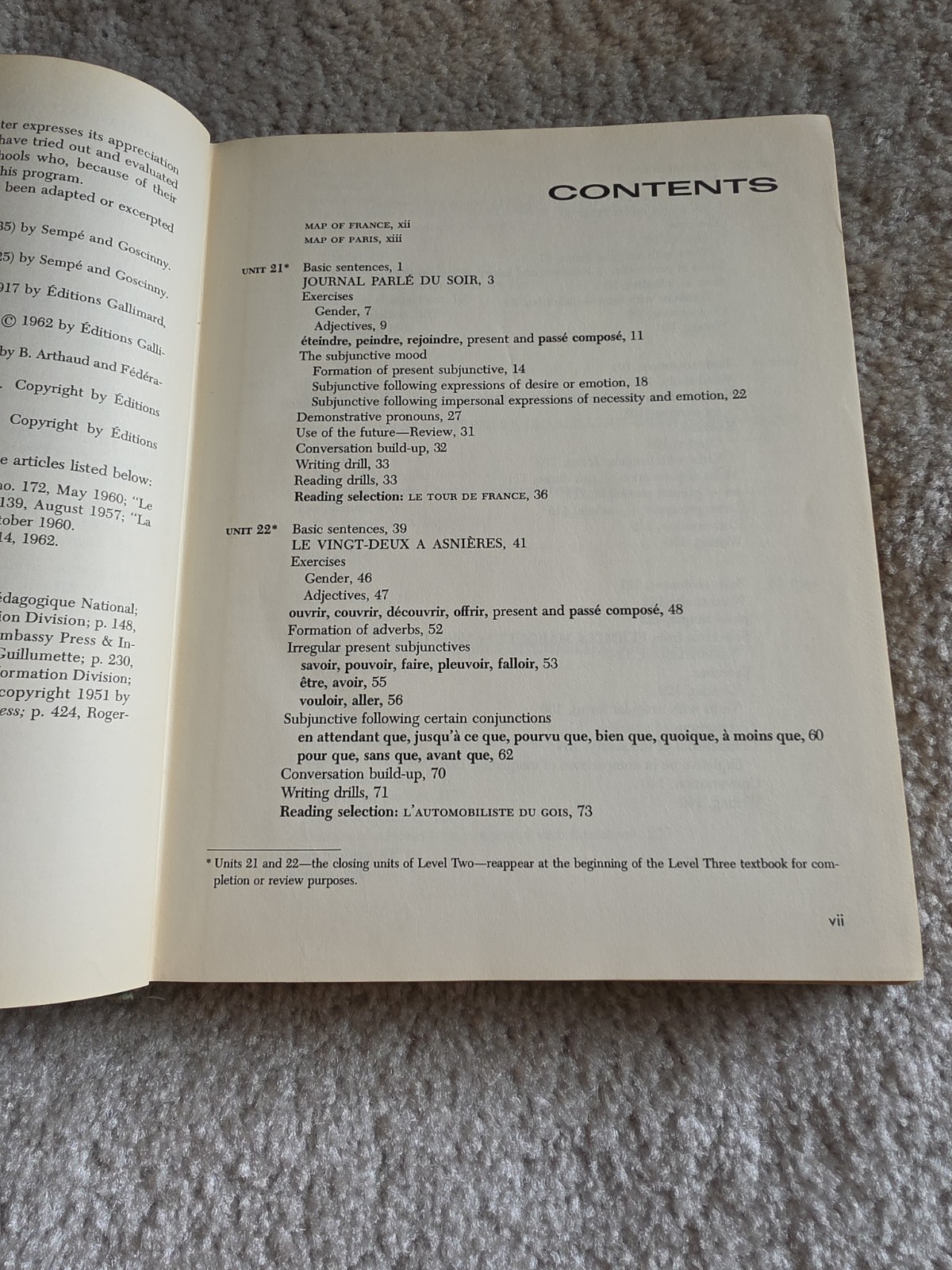 A-LM French Level Three 1964 Audio Lingual Materials Course Vintage