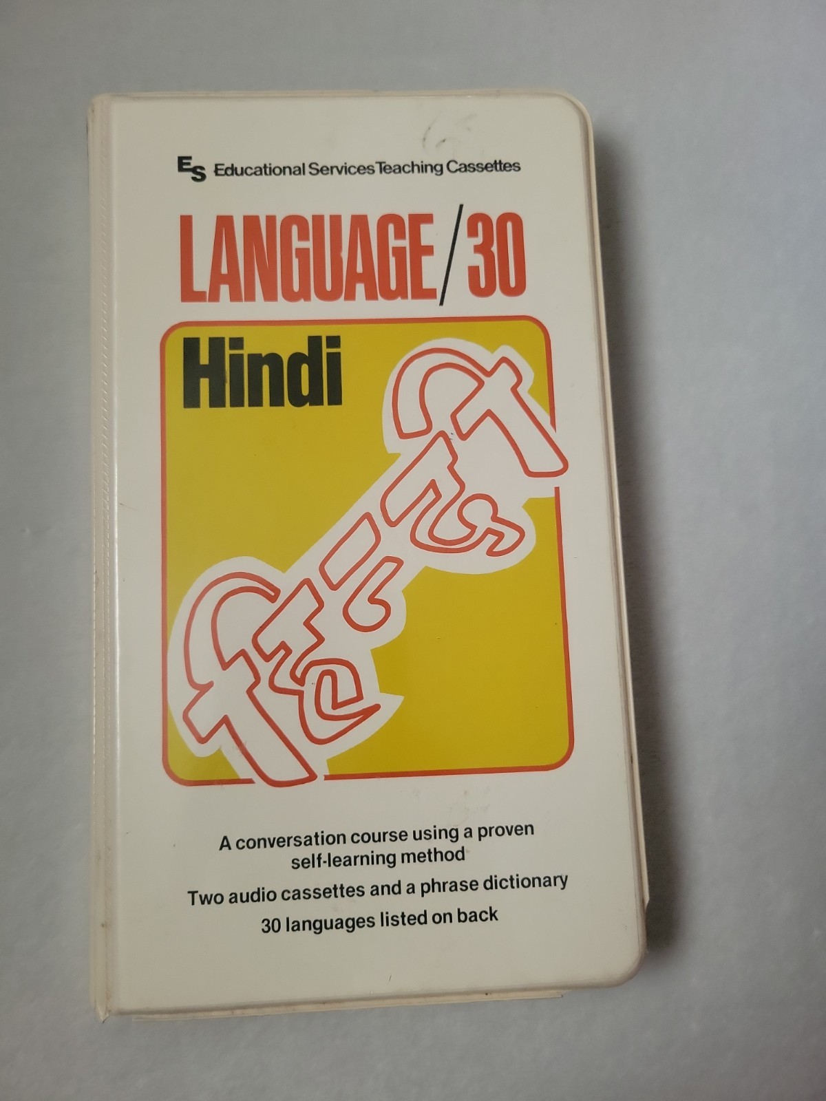 Vintage LANGUAGE/30 Japanese Audio Cassette Phrase Dictionary Study Guide 1974