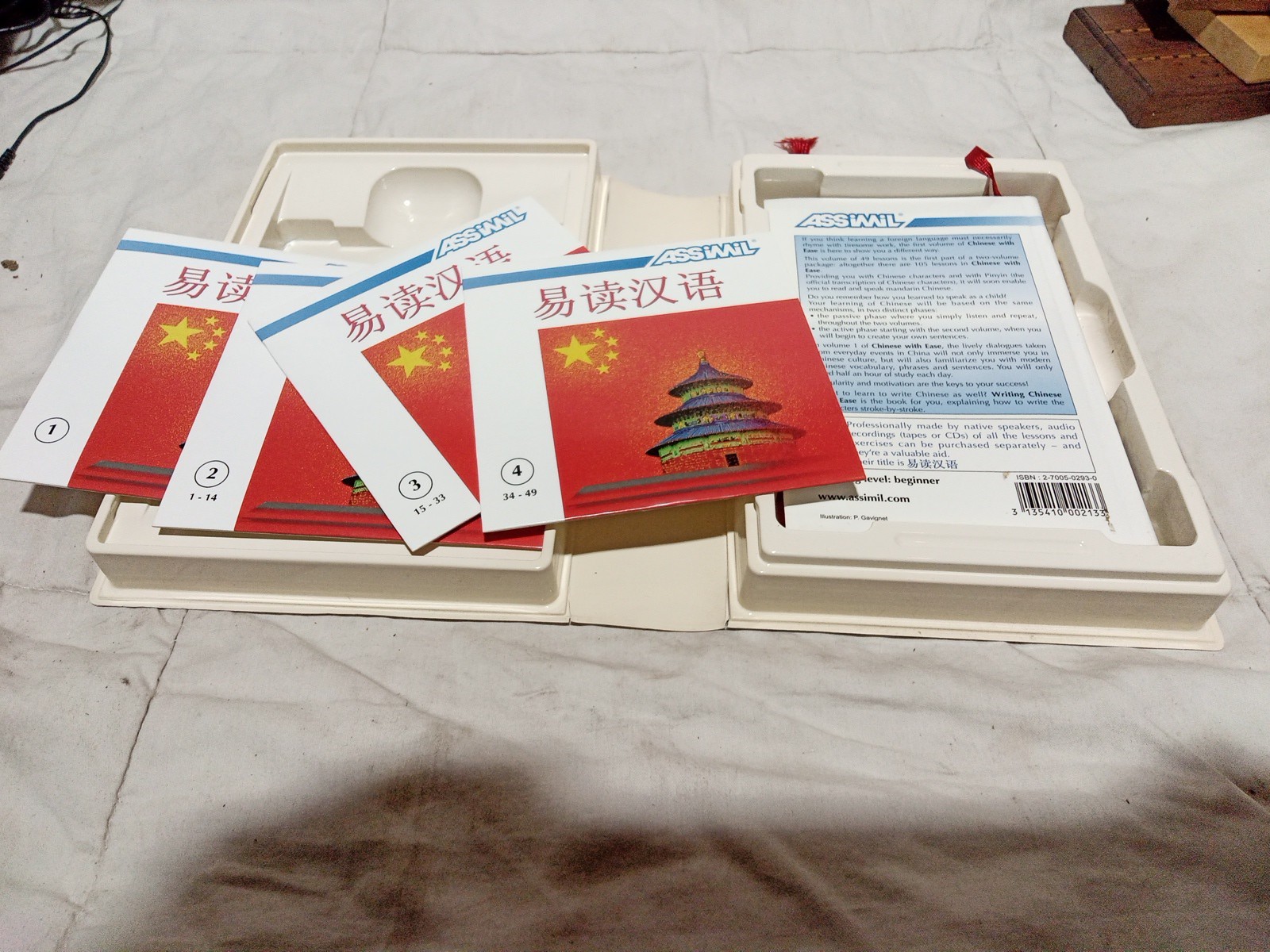 Assimil Chinese with ease Volume 1 Best Rare language hardcase package cds/book