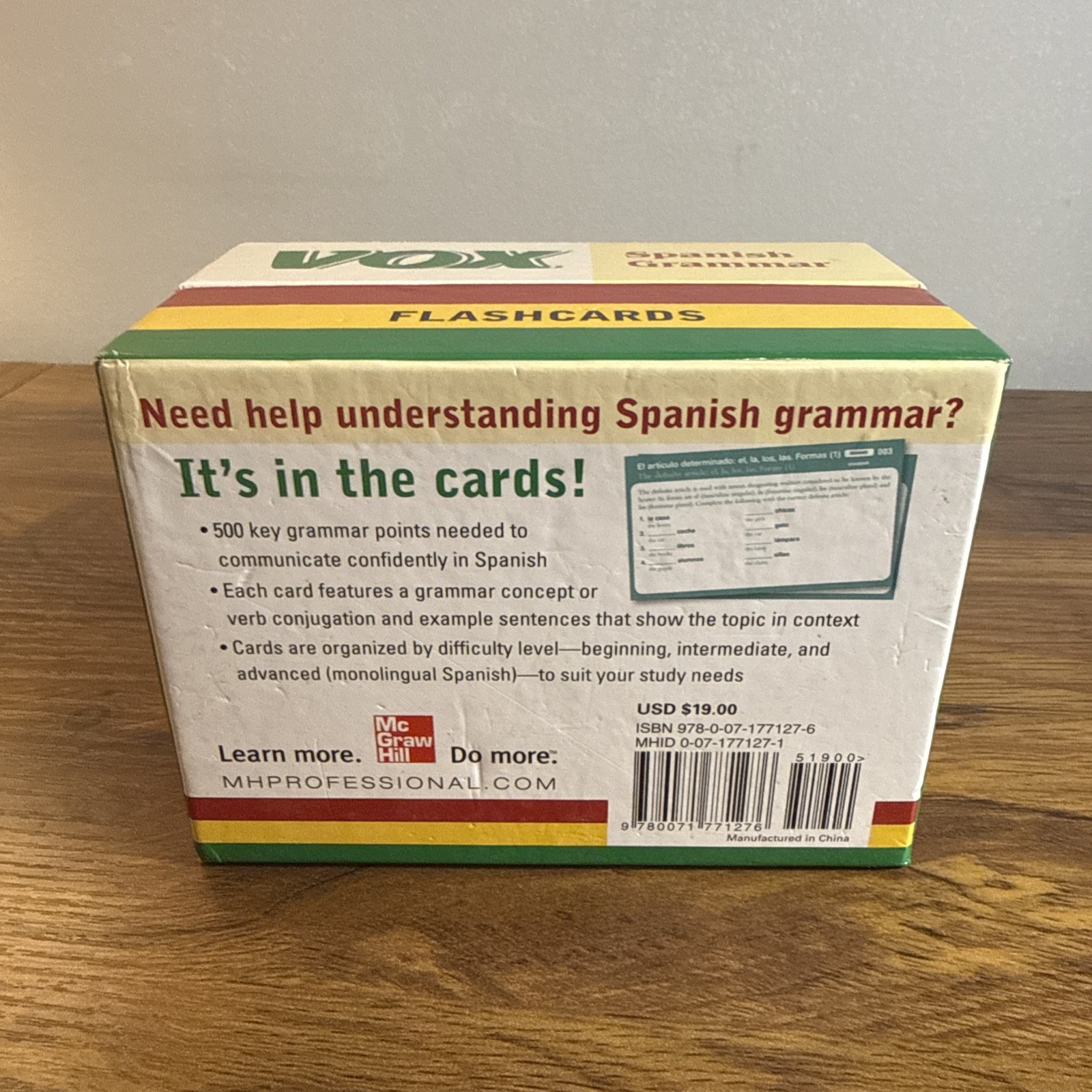 VOX Spanish Grammar by Vox Staff (2011, Book, Other)