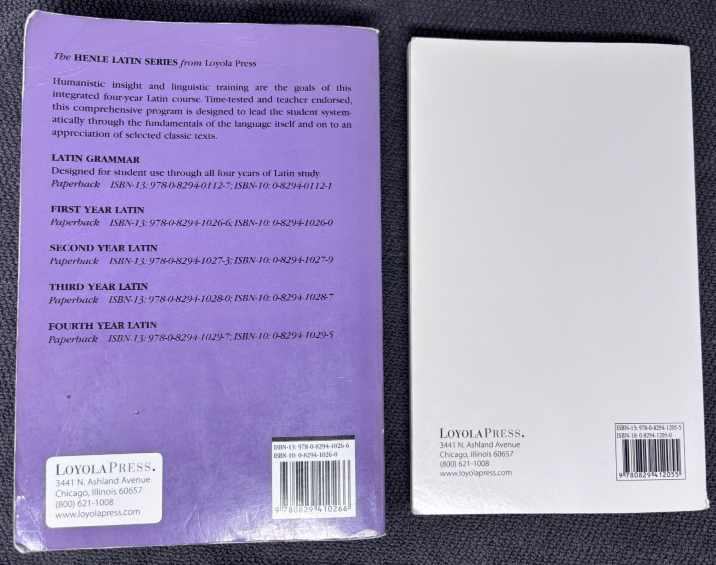 Henle First Year Latin (Henle Latin), Henle, Robert J AND First Year Answer Key