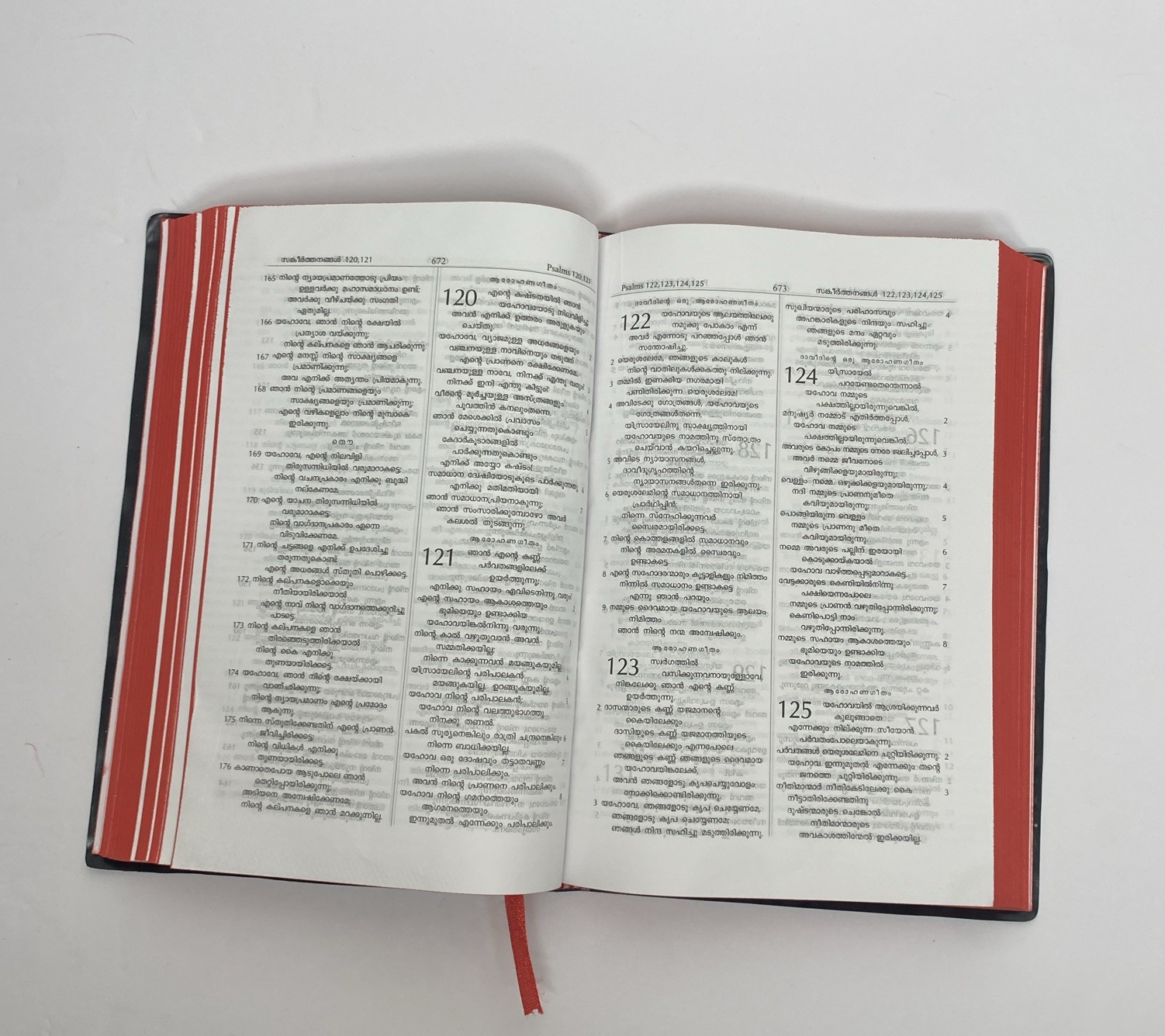 Malayam Bible The Bible Society Of India Black Vinyl Cover 9788122122312