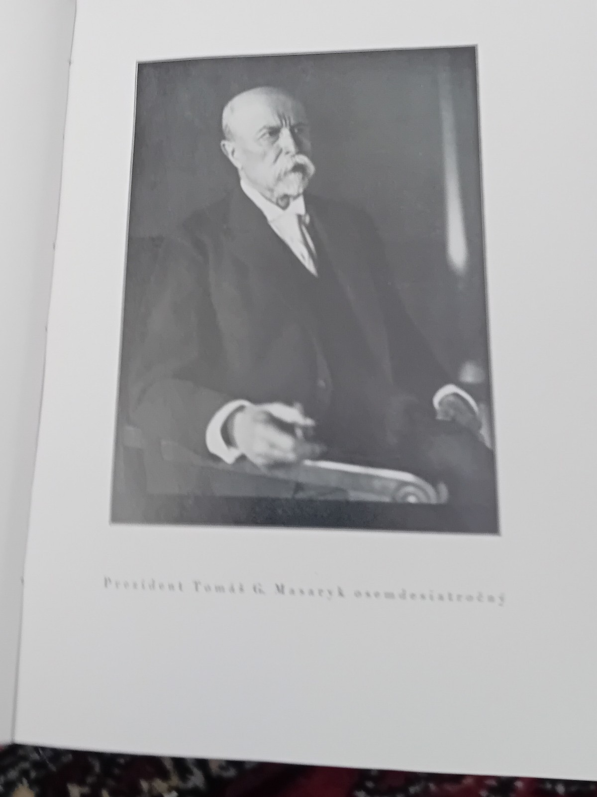 Slovak Language: Tomas Masaryk. Mint Condition 1st Edition 1930 Rare!