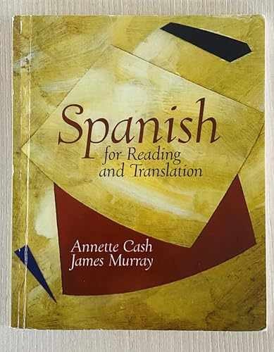 Spanish for Reading and – Paperback, by Cash Annette; Murray – Very Good h