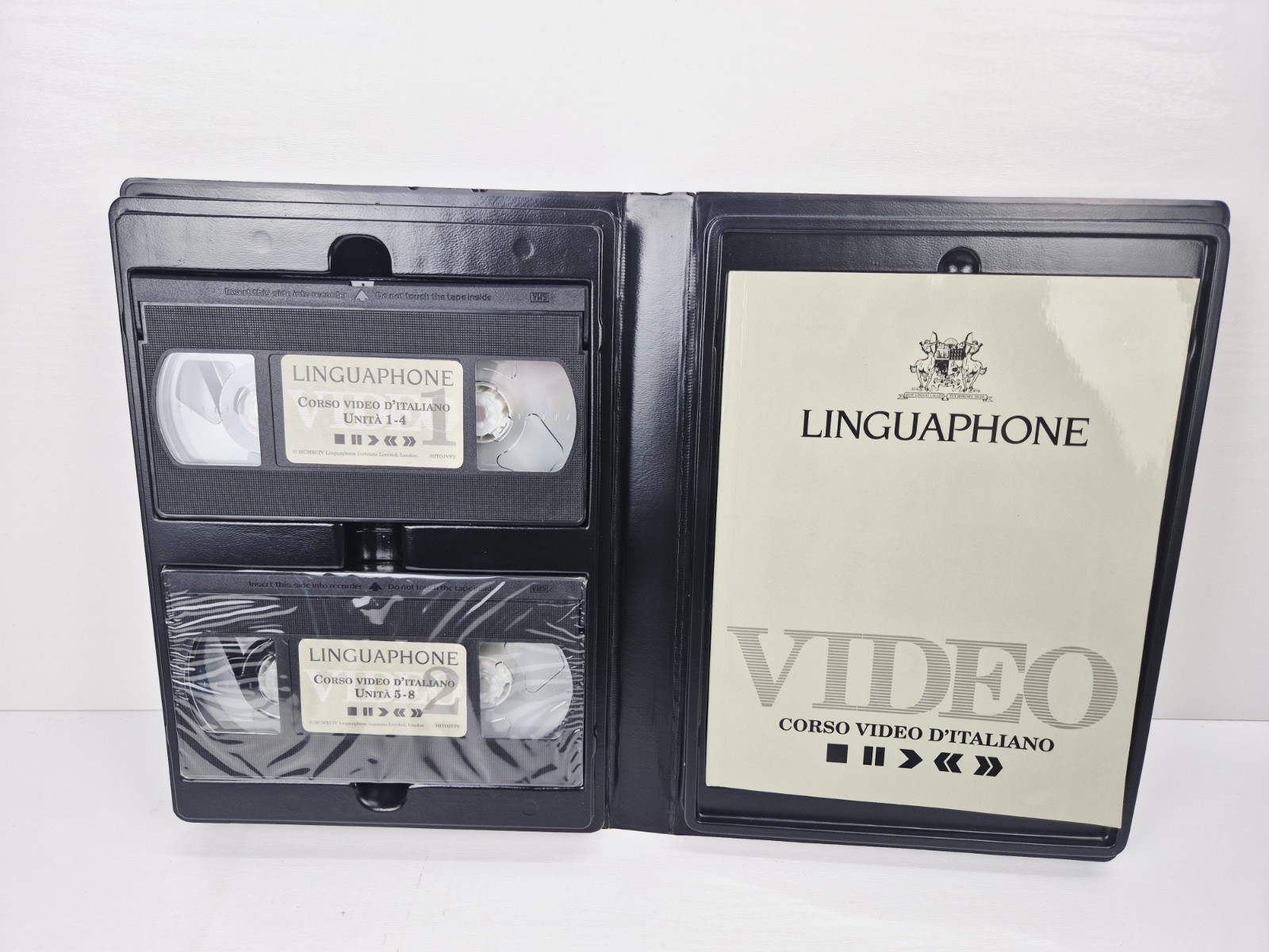 Linguaphone Italian Course VHS Video Set Corso D’Italiano Units 1–8 Complete