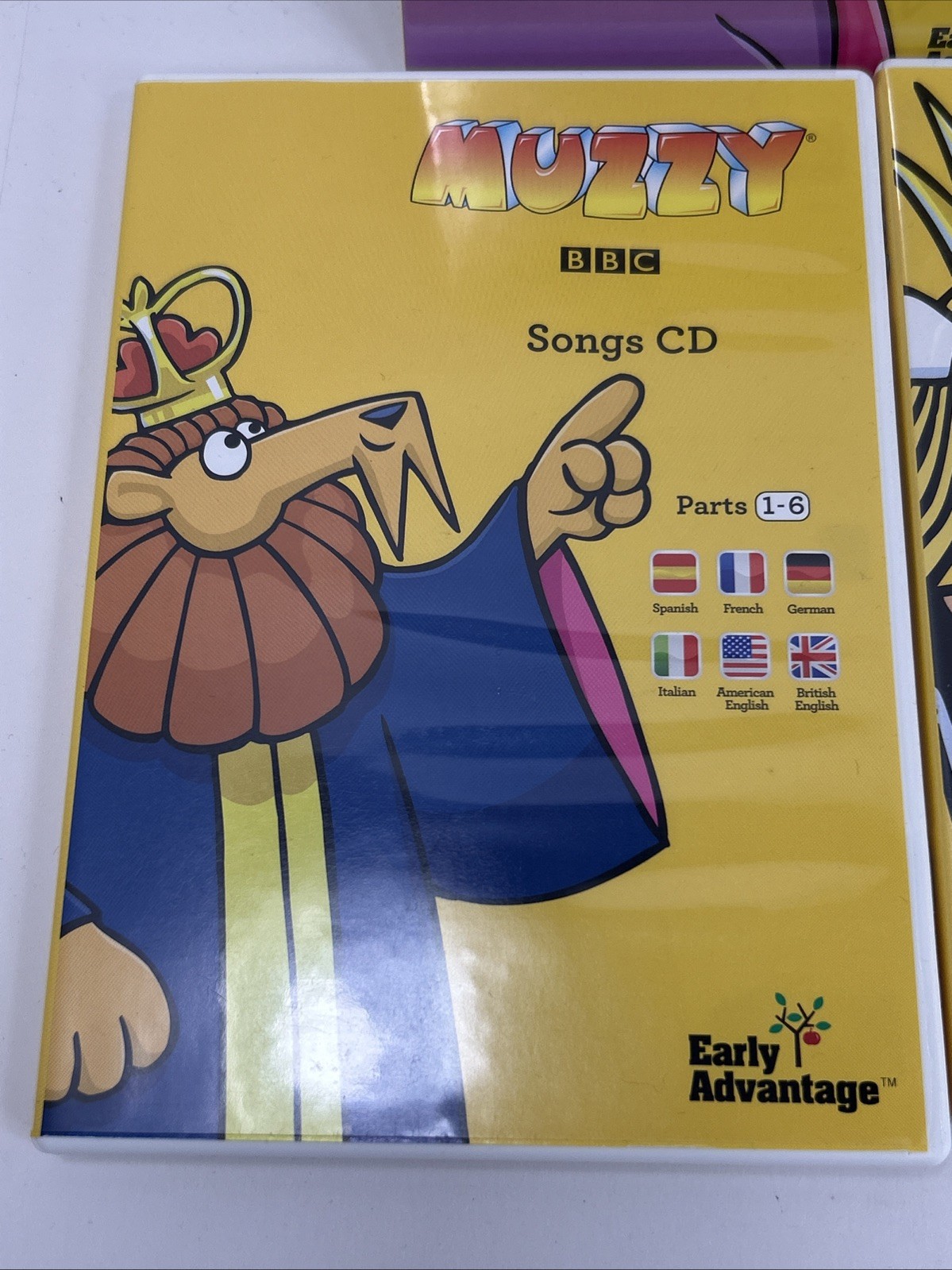 BBC MUZZY Early Level 1 Multilingual Language DVD/CD/CD-Rom Booklet Set