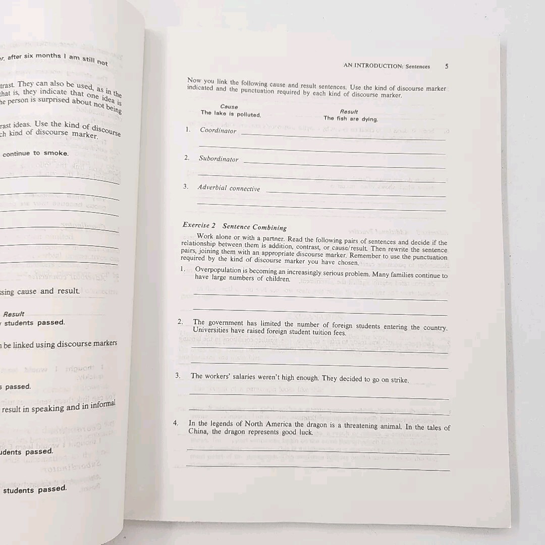 Writing Workshop Paragraph and Sentence Practice by Joyce Pagurek Book Paperback