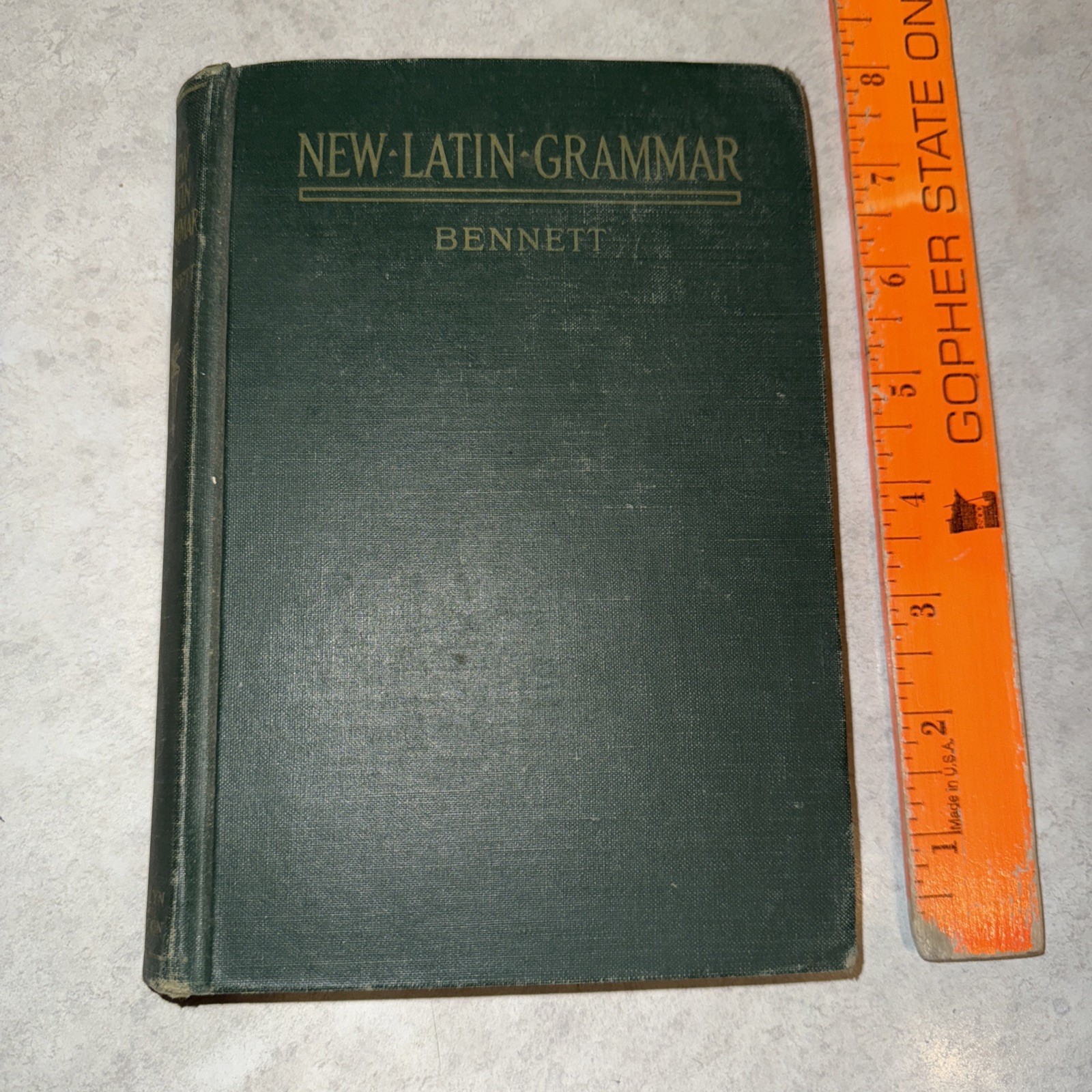 NEW LATIN GRAMMAR: C E Bennett, Cornell University PRISTINE 1918 TEXT 1959 HC