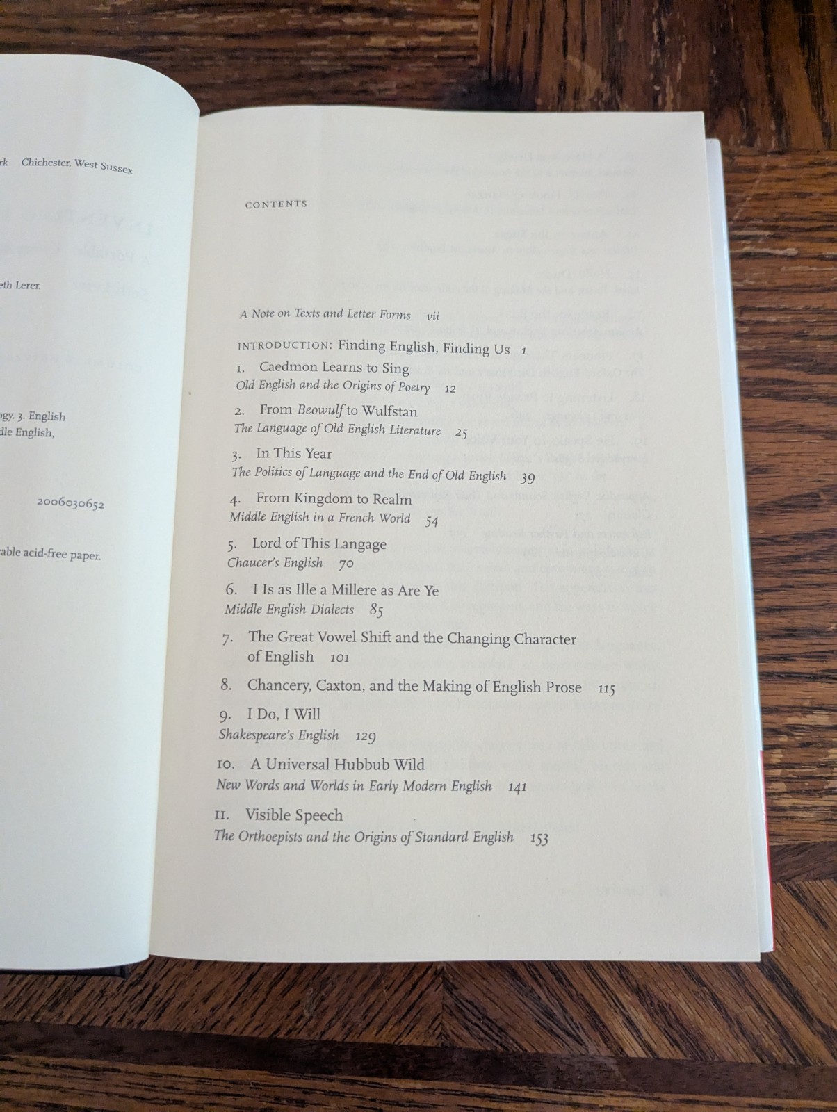 Inventing English : A Portable History of the Language by Seth Lerer Hardcover