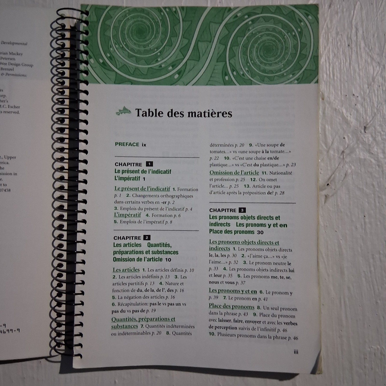Contrastes : Grammaire du Français Courant Spiral Denise Rochat