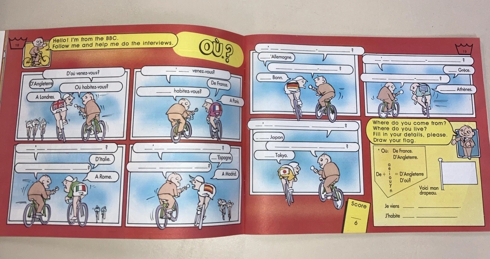 Muzzy BBC Language Course for Children French 1 &2 VHS & Cassette 1989 Good