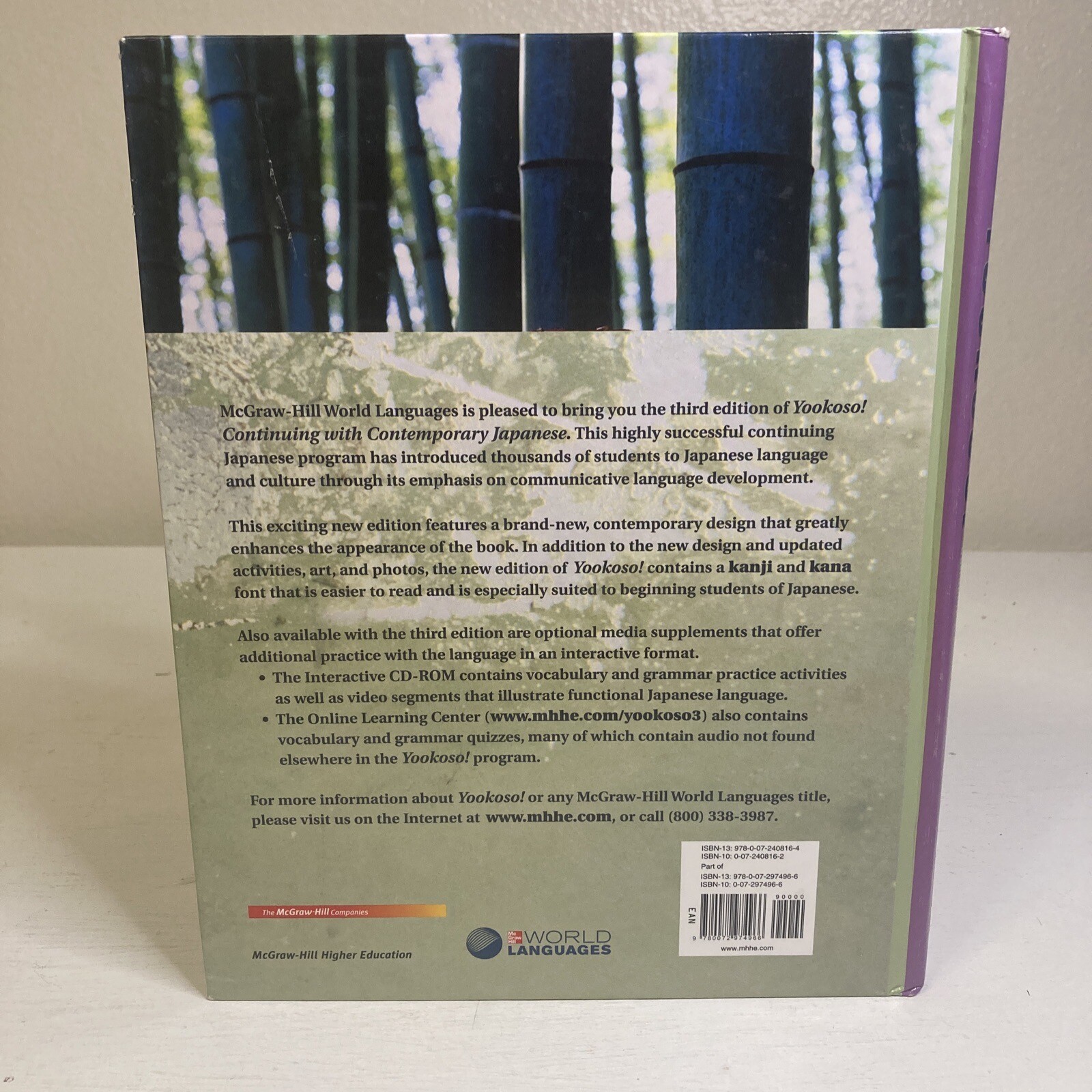 Yookoso! : Continuing with Contemporary Japanese by Yasu-Hiko Tohsaku Hardcover