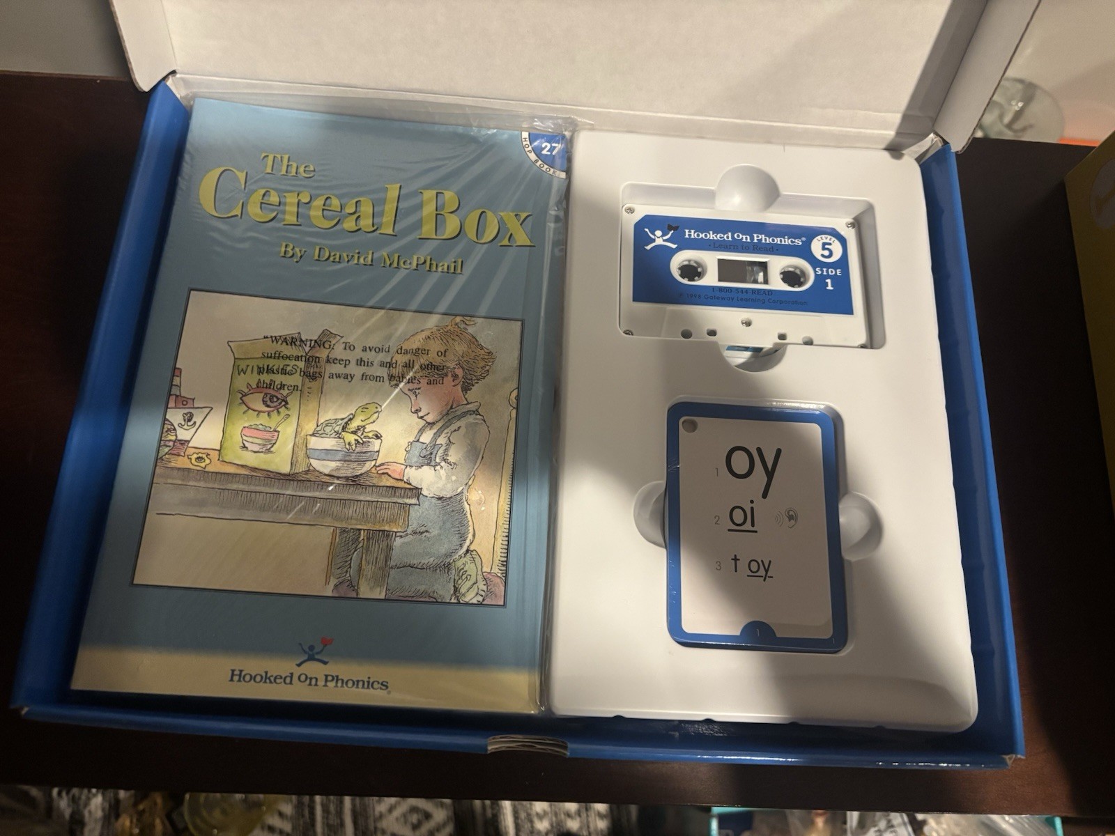 Hooked On Phonics 1998 Deluxe Set Level 1-5 Parents Cassettes & Books, Games 👀