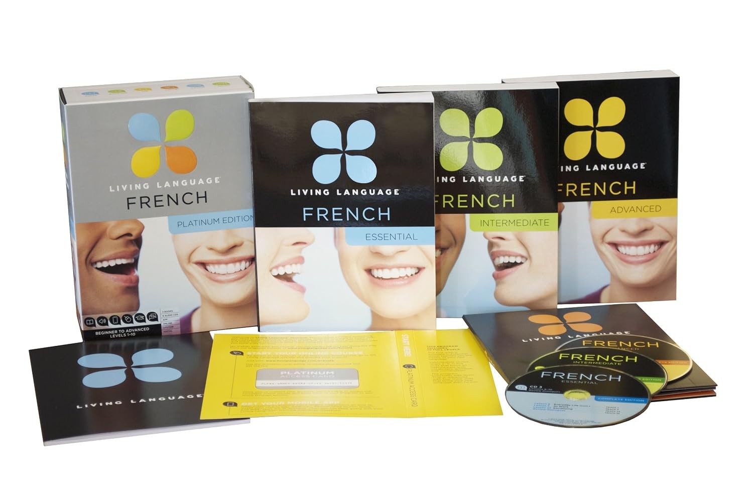 Living Language French, Platinum Edition: Complete Beginner to Advanced 9 CDs