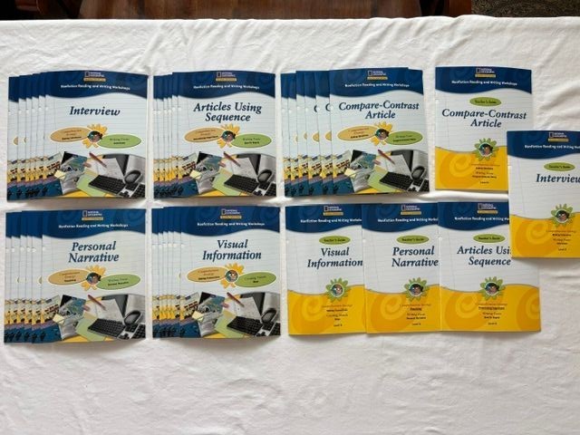 New National Geographic Nonfiction Reading & Writing Workshops Set A