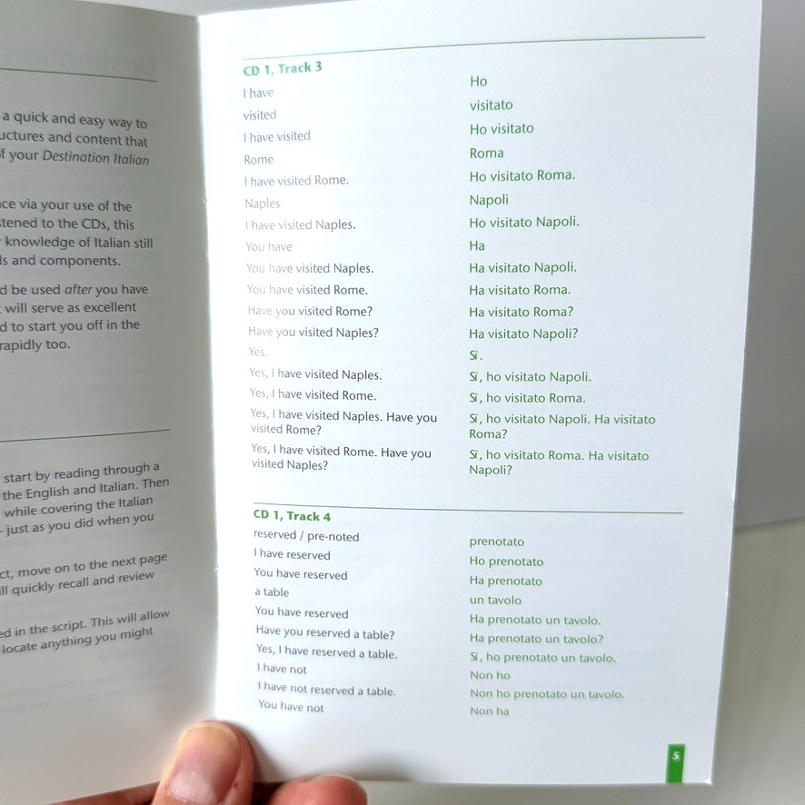 Destination Italian with Paul Noble 2 CDs plus Booklet Learn Italian in 150 Mins