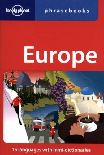 Lonely Planet Europe Phrasebook (Lonely Planet Phr… by Lonely Planet Paperback